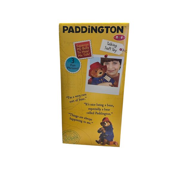 NEW 2017 Paddington Bear Talking Collectible 11" Toy - Picture 4 of 5